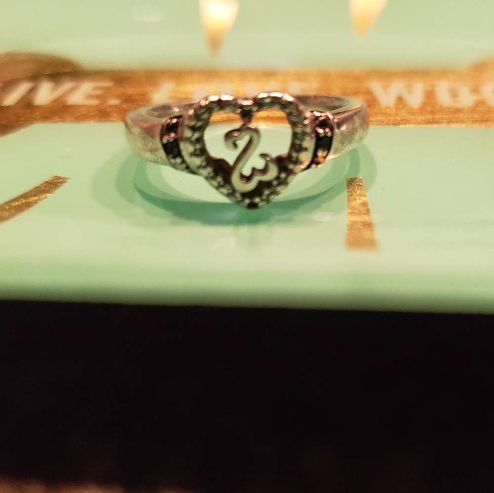 Silver Ring with Diamonds